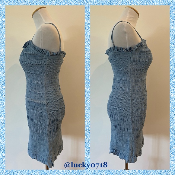 Lovers + Friends Monaco Dress in Baby Blue NWT Sz 4 - Picture 7 of 11